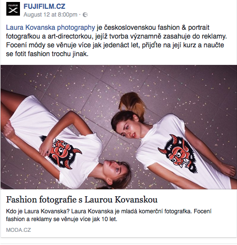 MODA.CZ released the interview with me, thank you very much!